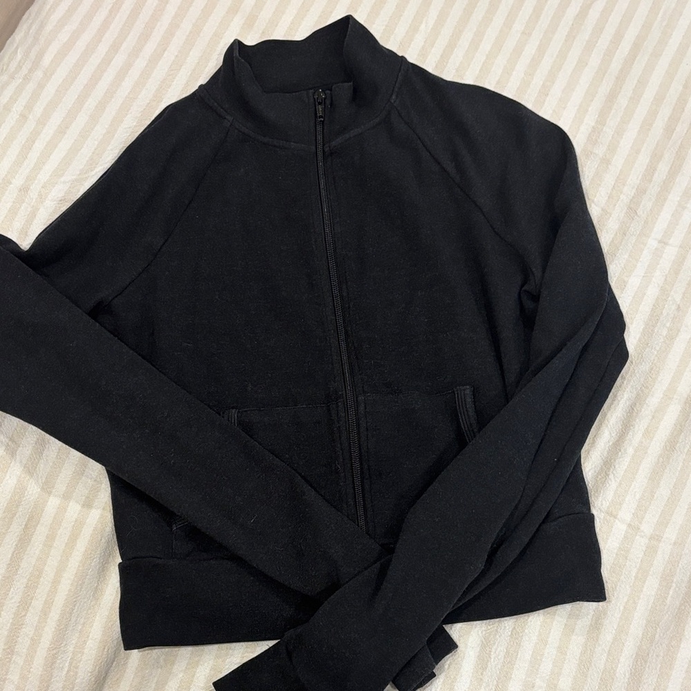 Skims Women's Black Track Jacket